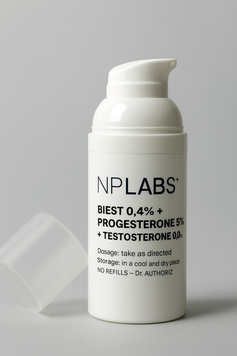 Крем біоідентичний BIEST 0,4 + PROGESTERONE 5% + TESTOSTERONE 0,05% 50GR BIO00159 фото