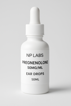 Крем біоідентичний PREGNENOLONE 50MG/ML 50ML EAR DROPS 50GR BIO00366 фото
