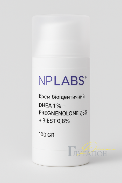 Крем біоідентичний DHEA 1% + PREGNENOLONE 7,5% + BIEST 0,8% 30GR BIO00216 фото