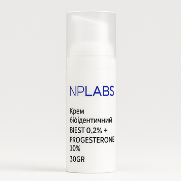 Крем біоідентичний BIEST 0,2% - PROGESTERONE 10% 50GR BIO00120 фото