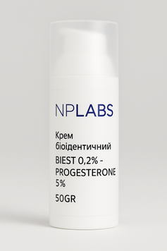 Крем біоідентичний BIEST 0,2% - PROGESTERONE 5% 50GR BIO00123 фото