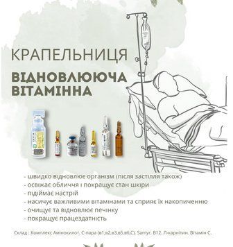 Крапельниця Вітамінна Відновлююча (на базі концентрованих японських амінокислот 20мл ) KAP00009 фото