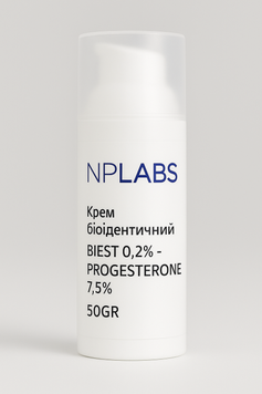 Крем біоідентичний BIEST 0,2% - PROGESTERONE 7,5% 50GR BIO00126 фото