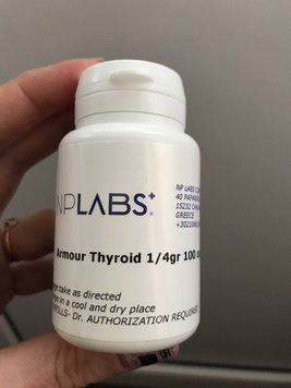 ARMOUR THYROID 1 1/2 GRAIN (90MG) 60 CAPS NPL00001 фото